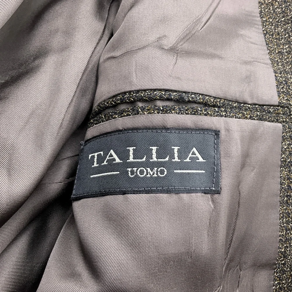 Ticknors Uomo Tallia Blazer Men 40Short Black Multi Heritage Classic Tweed VTG